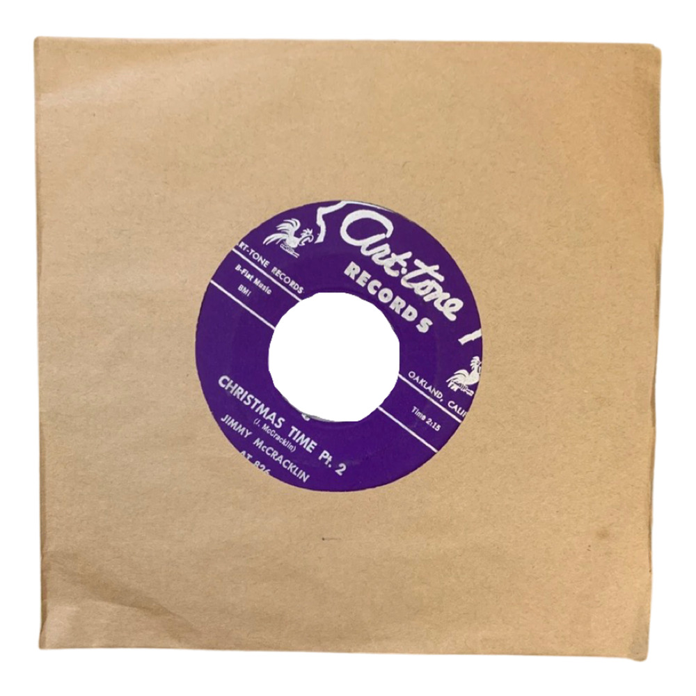 Jimmy McCracklin Christmas Time Part 1 & 2 R&B 7" 45 Vinyl Art-Tone Records 1961 - Picture 4 of 4